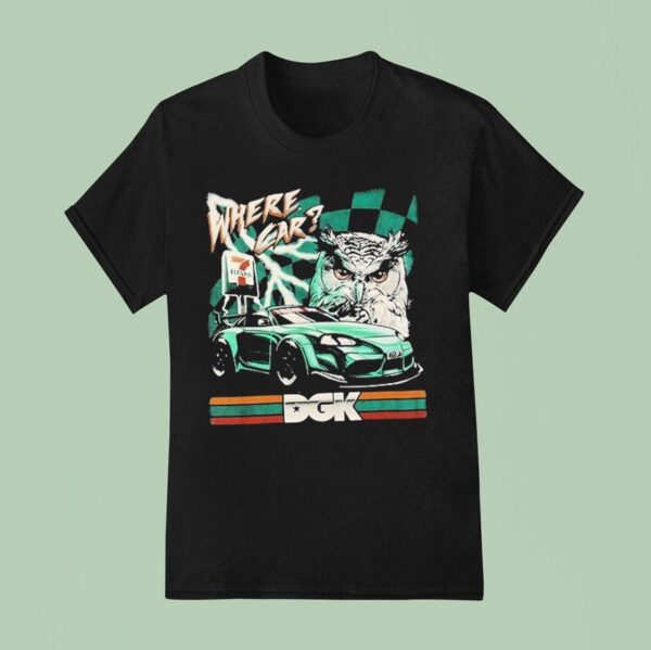 Dgk X Eleven Where Car Owl T Shirt