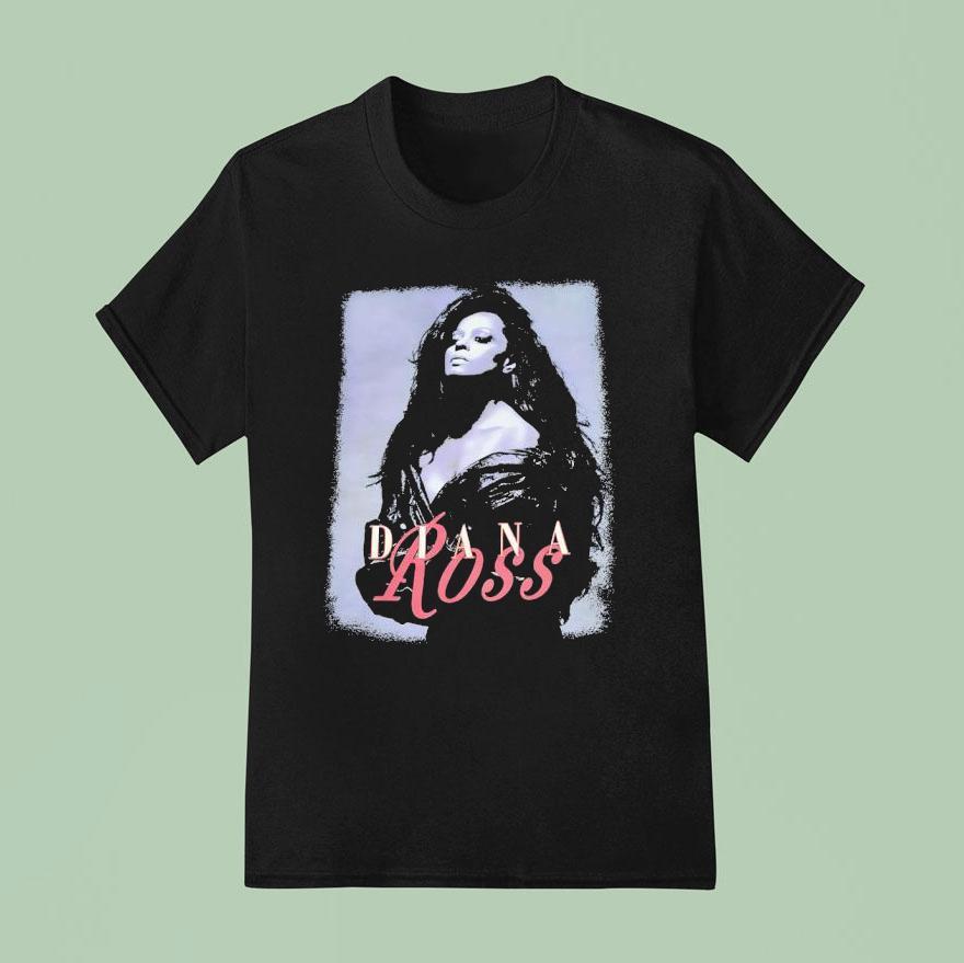 Diana Ross Year Anniversary Top Of The World Tour Band T Shirt