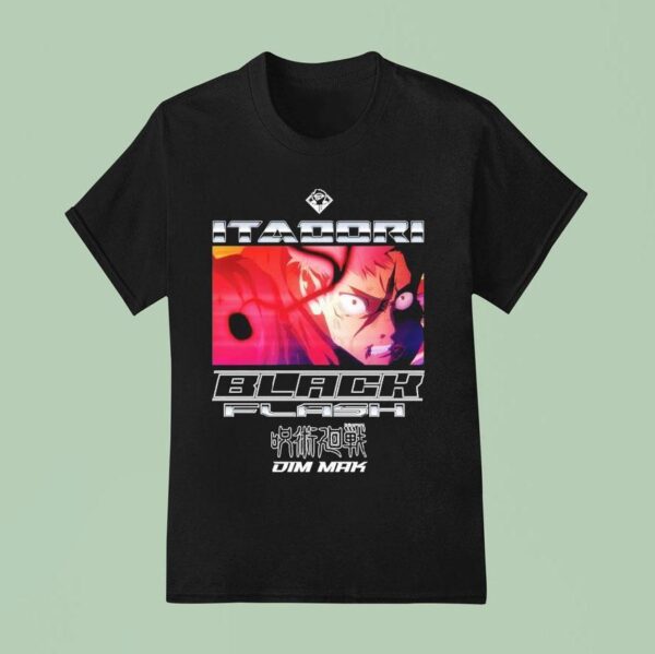 Dim Mak X Jujutsu Kaisen Flash Yuji T Shirt