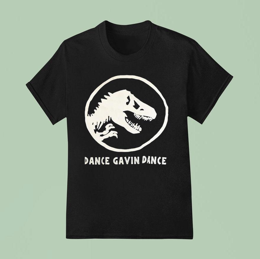 Dinirsaur Dance Gavin Dance Style Jurassic Park T Shirt