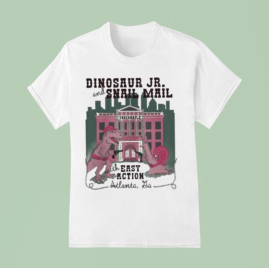 Dinosaur Jr And Snail Mail At The Tabernacle In Atlanta Ga On July Western Cartoon T Shirt
