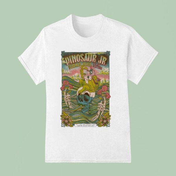 Dinosaur Jr And Snail Mall With Easy Action The Stone Pony Summer Stage Asbury Park Nj T Shirt