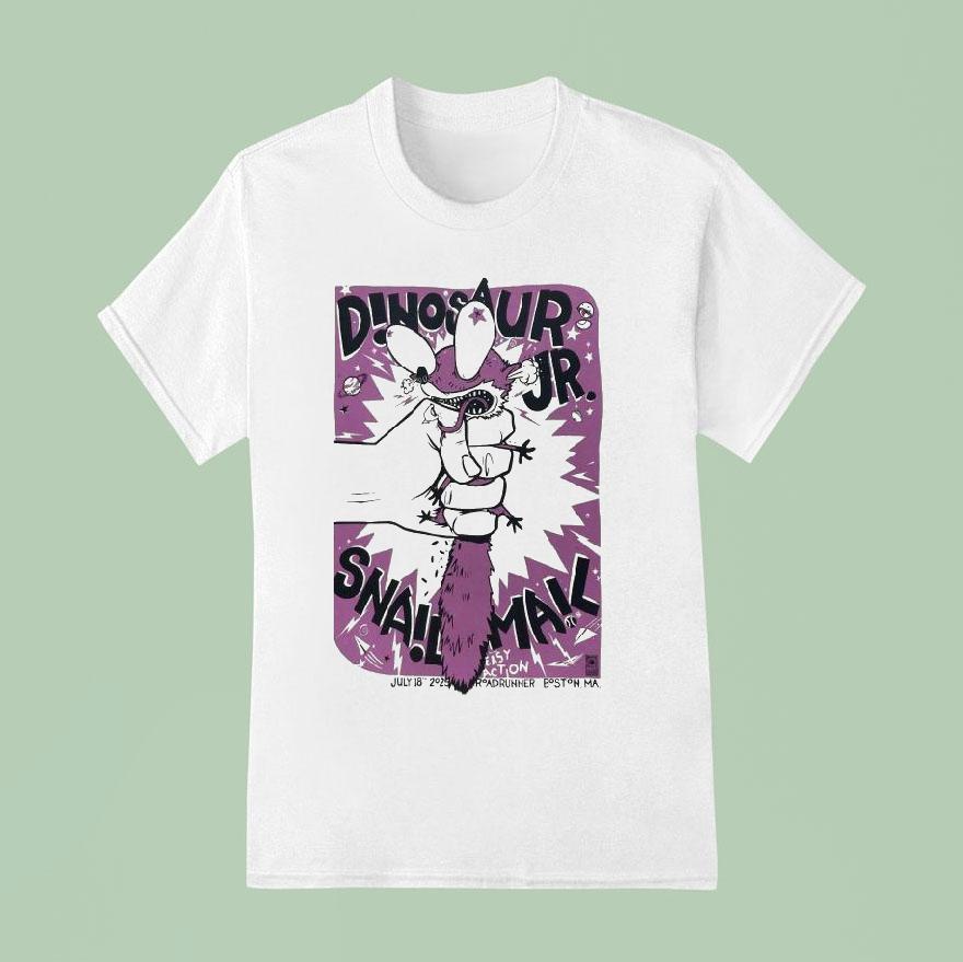 Dinosaur Jr Snail Mail Boston Ma July T Shirt