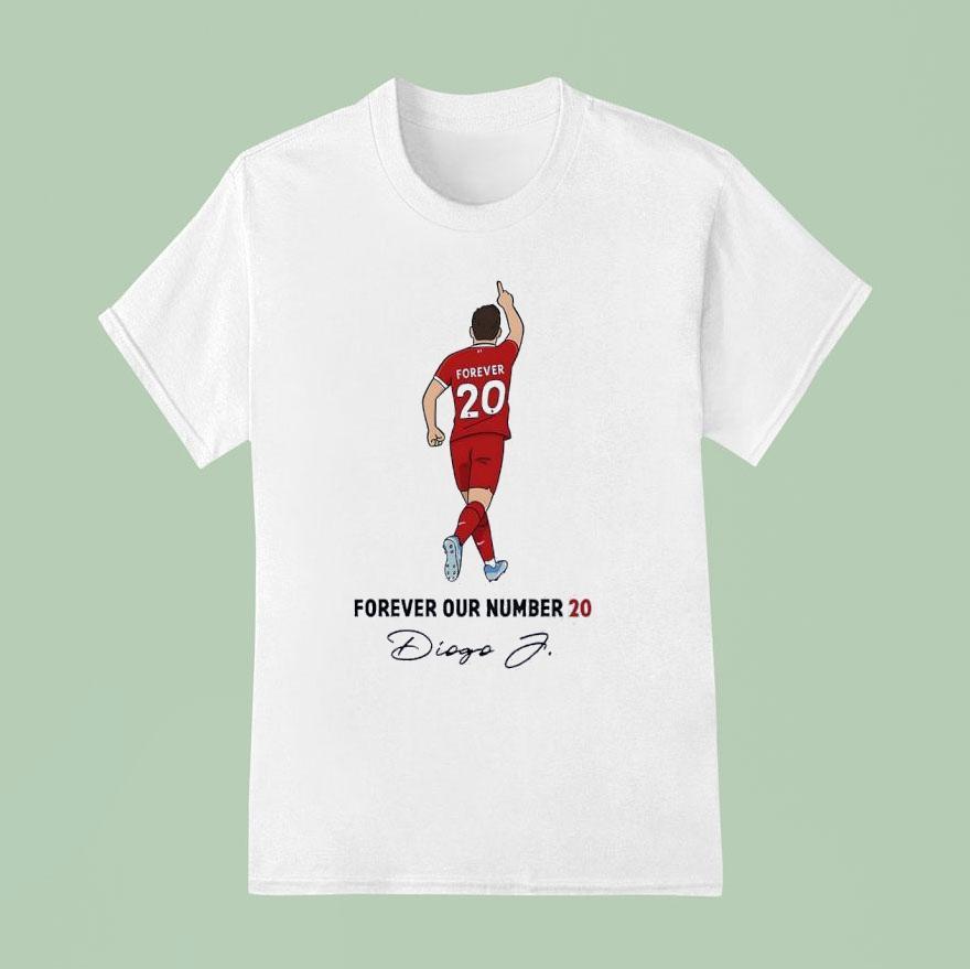 Diogo Jota Forever Our Number T Shirt