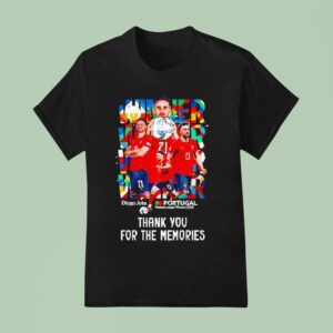 Diogo Jota Portugal National League Winners Thank You For The Memories T Shirt