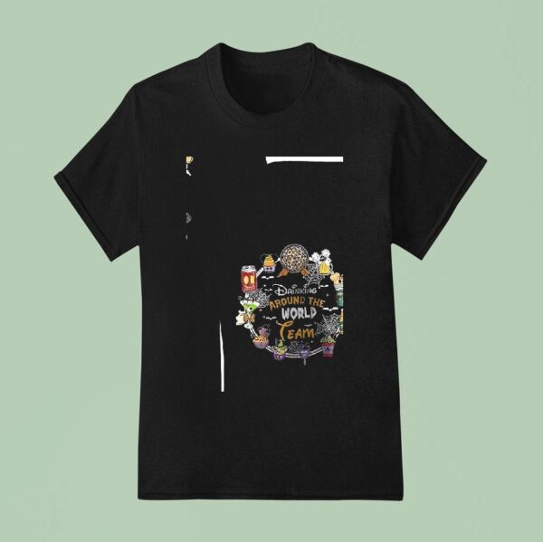 Disney Drinking Around The World Team Roster T Shirt