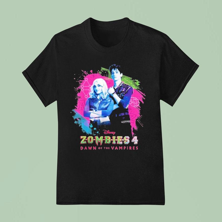 Disney Zombies Dawn Of The Vampires Movie Zed And Addison T Shirt