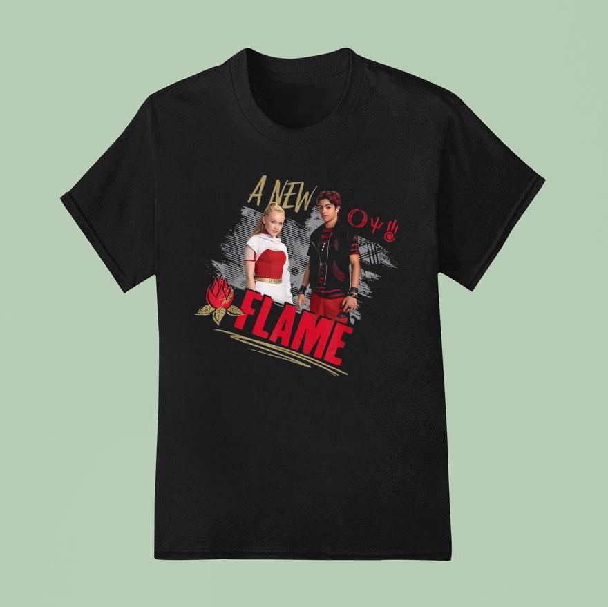 Disney Zombies Nova And Victor A New Flame T Shirt