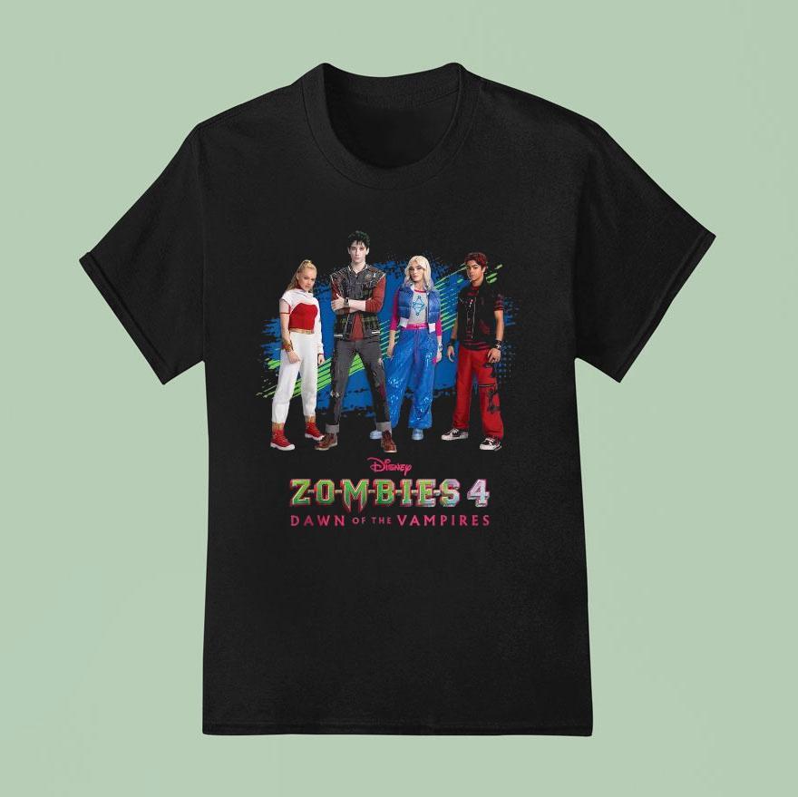 Disney Zombies Nova Victor Zed And Addison Dawn Of The Vampires T Shirt