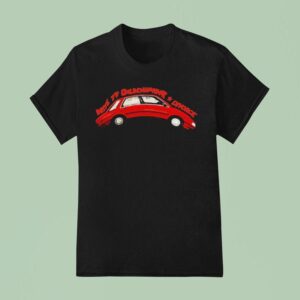 Divorce Drive To Goldenhammer Divorce Red Car T Shirt