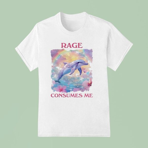 Dolphin Rage Consumes Me T Shirt