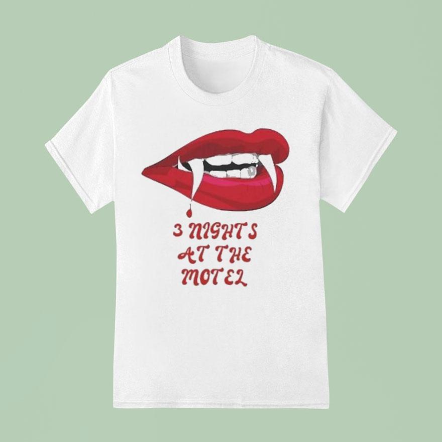 Dominic Fike Nights At The Motel Repeat Name Statemen T Shirt