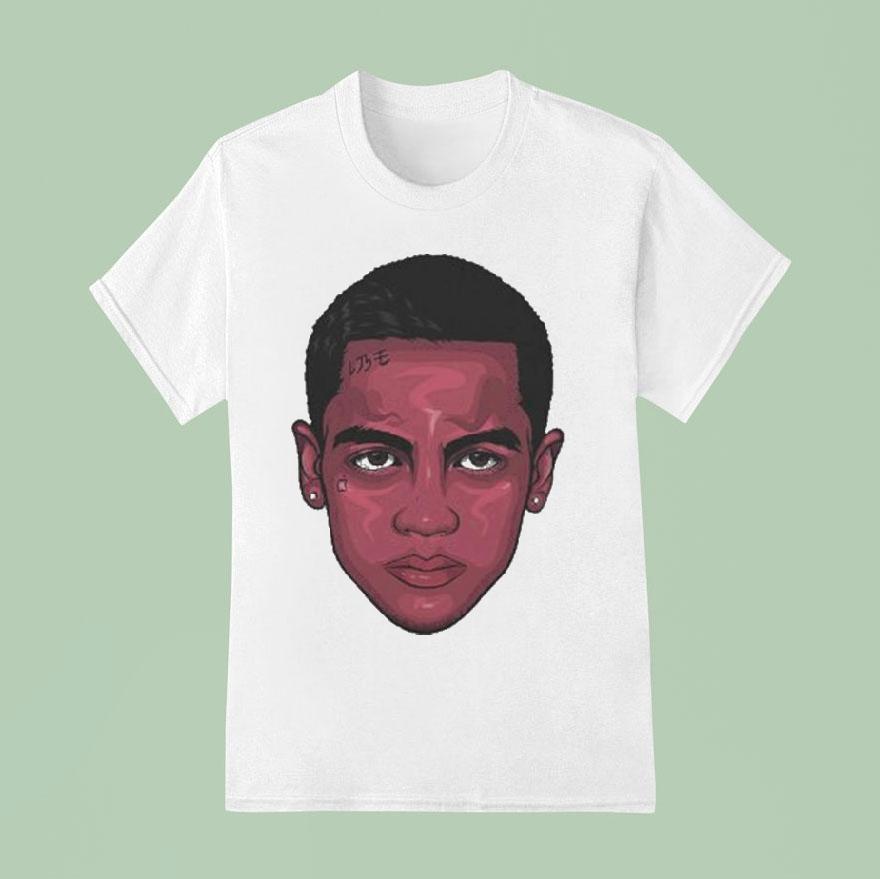 Dominic Fike Name Repetition Big Head Face T Shirt