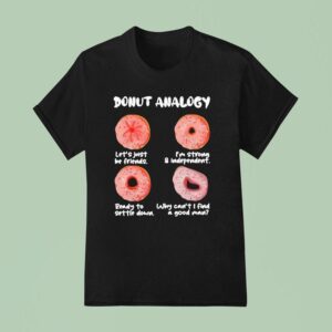 Donut Analogy Let S Just Be Friends I M Strong And Independen T Shirt