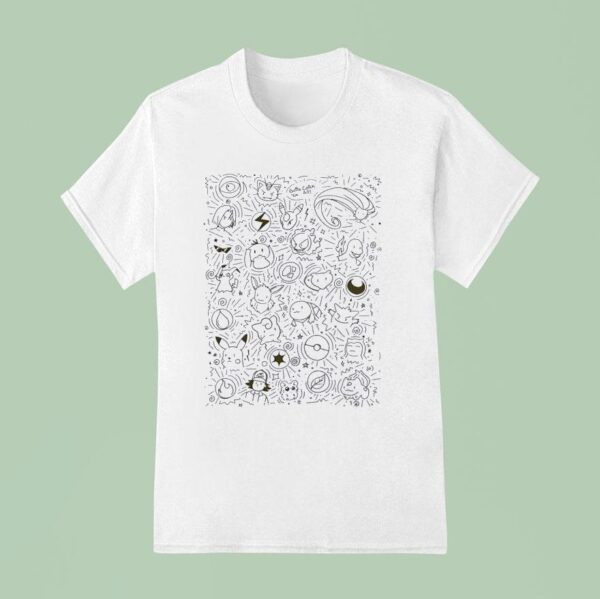 Doodles Of Our Favorite Pocket Monsters T Shirt