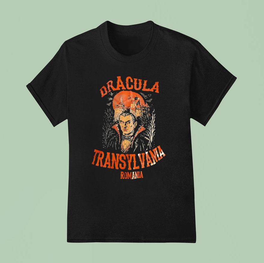 Dracula Transylvania Romania Halloween T Shirt