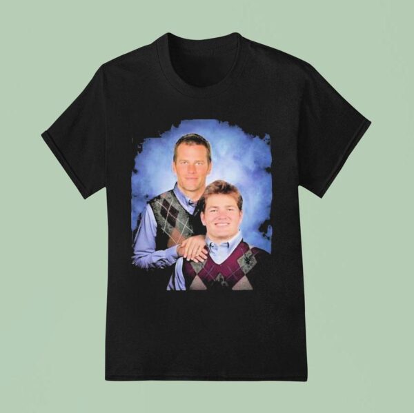 Drake Maye And Tom Brady Step Brothers T Shirt