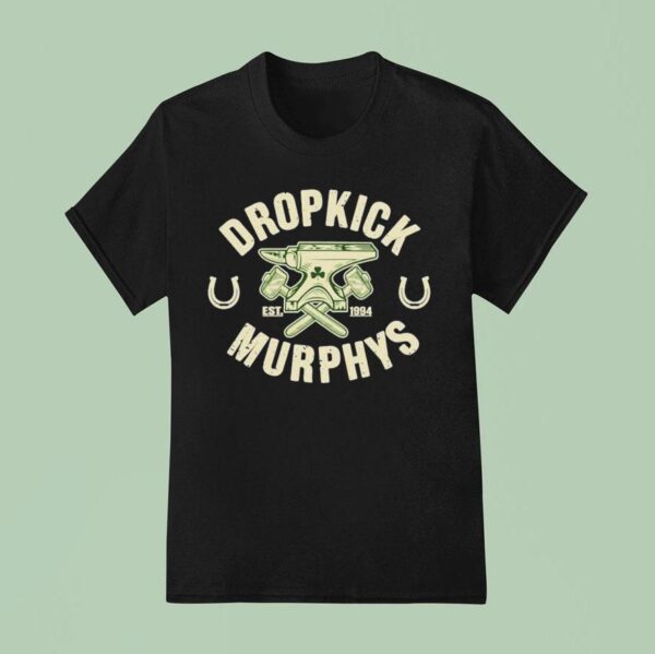 Dropkick Murphys Anvil Boston Celebration St Patrick S Day Tour T Shirt