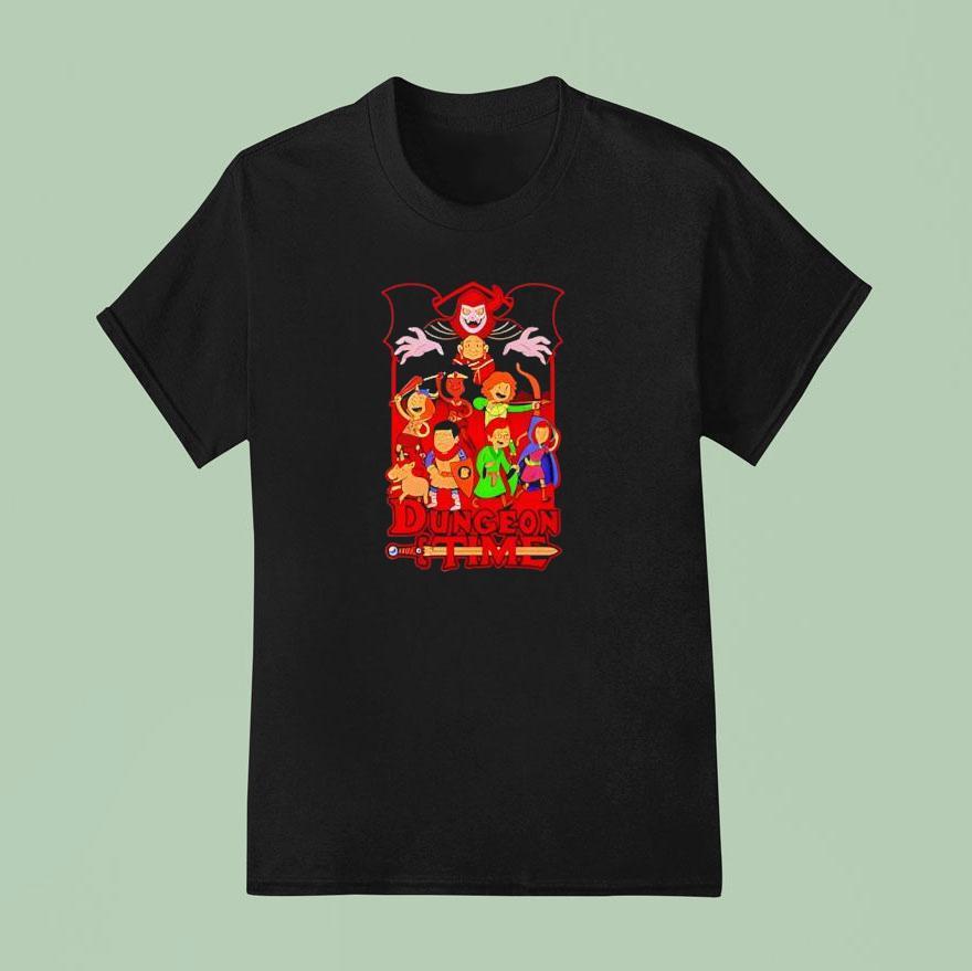 Dungeon Time Animation Rpg Adventure Time T Shirt