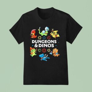 Dungeons And Dinos Parody T Shirt