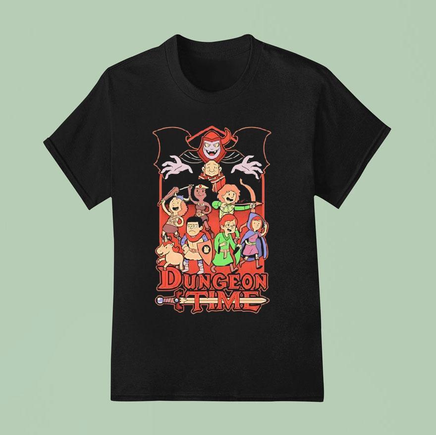 Dungeons And Dragons Tv Show Style Of Adventure Time T Shirt
