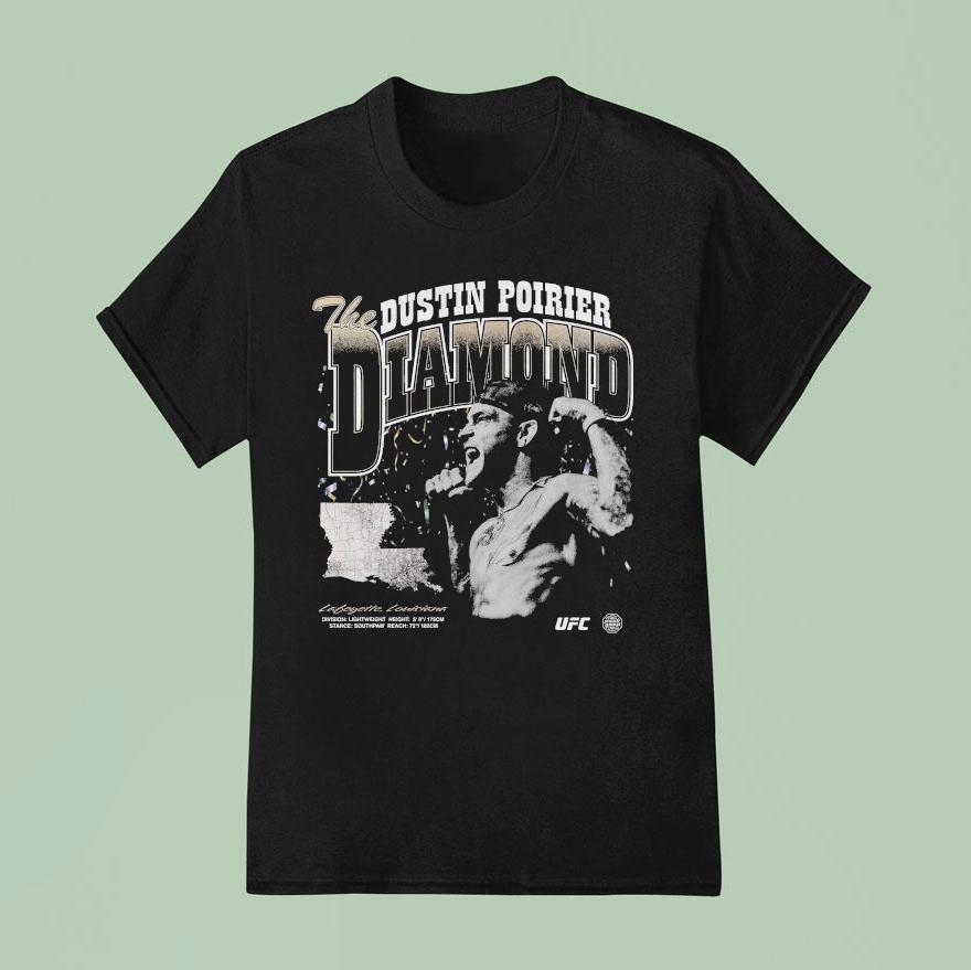 Dustin Poirier The Diamond Dancing Boxy Ufc T Shirt