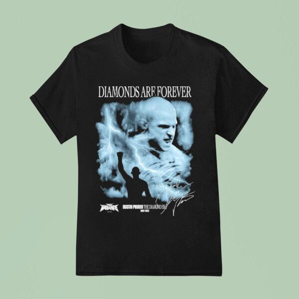 Dustin Poirier The Diamond Era Diamonds Are Forever Full Violence T Shirt
