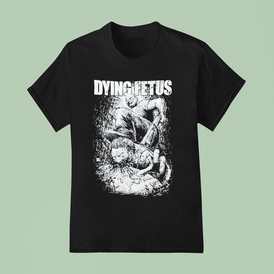 Dying Fetus Subjected To A Beating Curb Stomp T Shirt