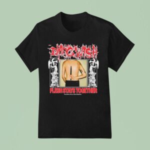 Dying Wish Flesh Stays Together Knife T Shirt