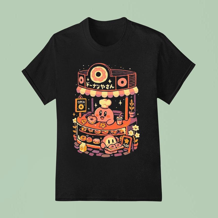 Eduardo Ely Pink Puff Donuts T Shirt