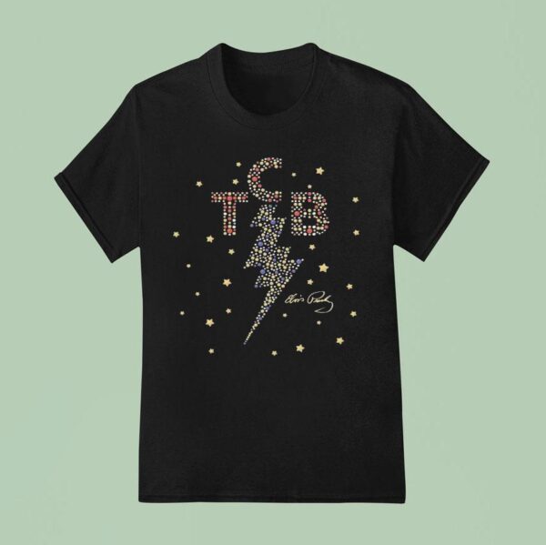 Elvis Presley Tcb Jeweled Stars T Shirt