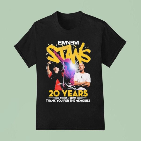 Eminem Stan Years Thank You For The Memories T Shirt