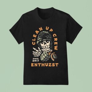 Enthuzst Clean Up Crew Since Skull T Shirt