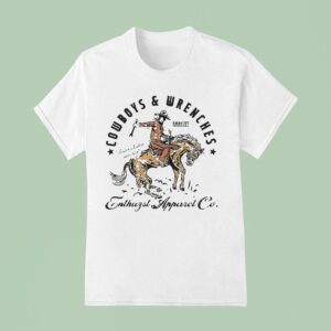 Enthuzst Cowboys And Wrenches Western T Shirt