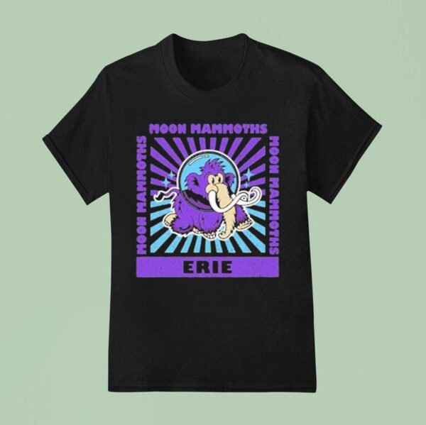 Erie Seawolves Erie Seawolves Moon Mammoths Sunspo T Shirt