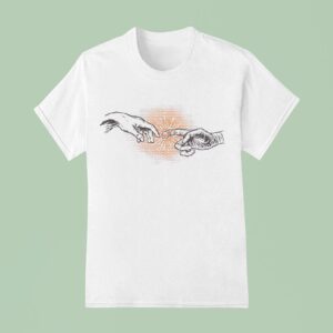 Et The Extra Terrestrial And The Creation Of Adam T Shirt
