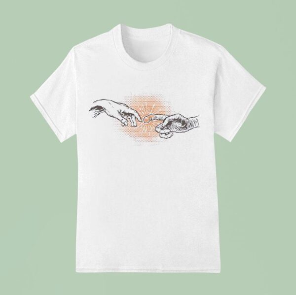 Et The Extra Terrestrial And The Creation Of Adam T Shirt
