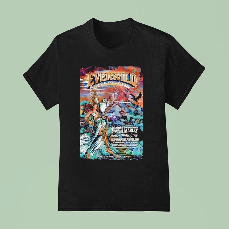Everwild Mudic And Arts Festival At Legend Valley On Jul Aug Portrai T Shirt
