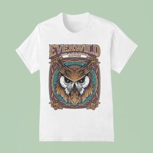 Everwild Music Arts Festival Legend Valley Night Owl T Shirt