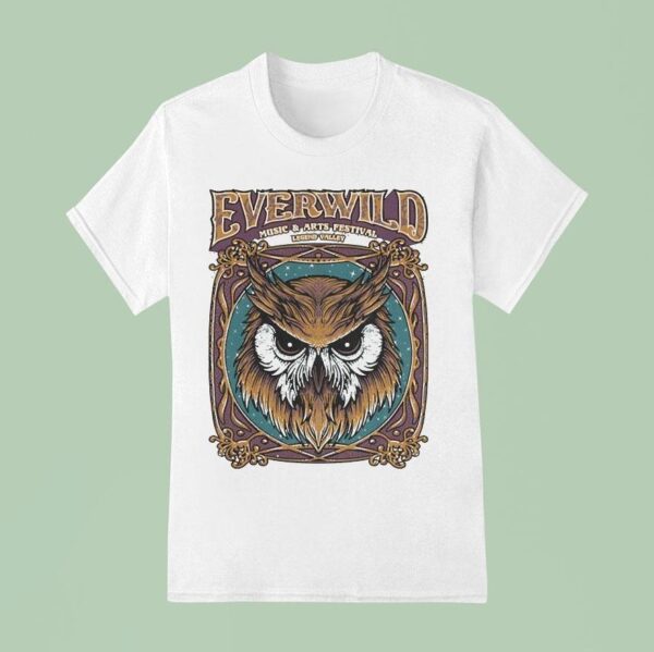 Everwild Music Arts Festival Legend Valley Night Owl T Shirt