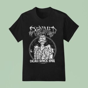 Exhumed Dead Since Skeleton T Shirt
