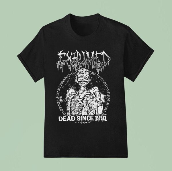 Exhumed Dead Since Skeleton T Shirt
