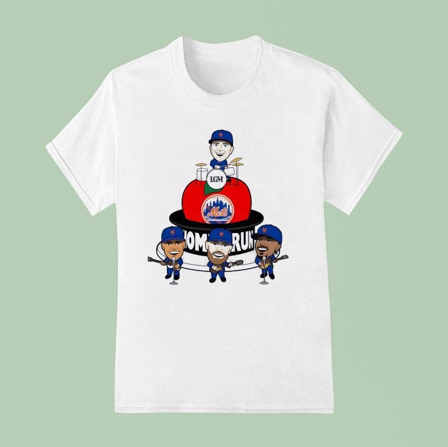 Fab Four Mets Lgm Baseball T Shirt