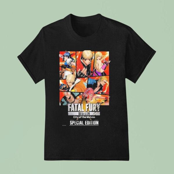 Fatal Fury City Of The Wolves T Shirt