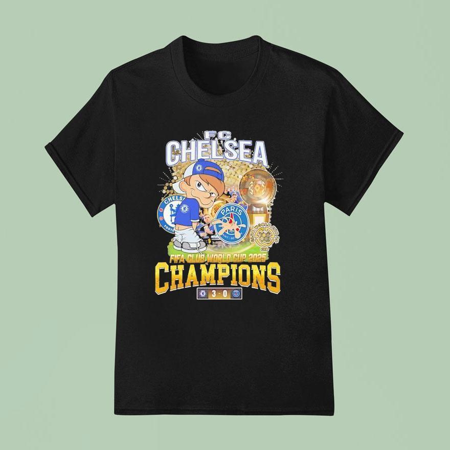 Fc Chelsea Pee On Psg Logo Fifa Club World Cup Champions T Shirt