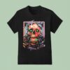 Feed Me Horror Tv Skull T Shirt