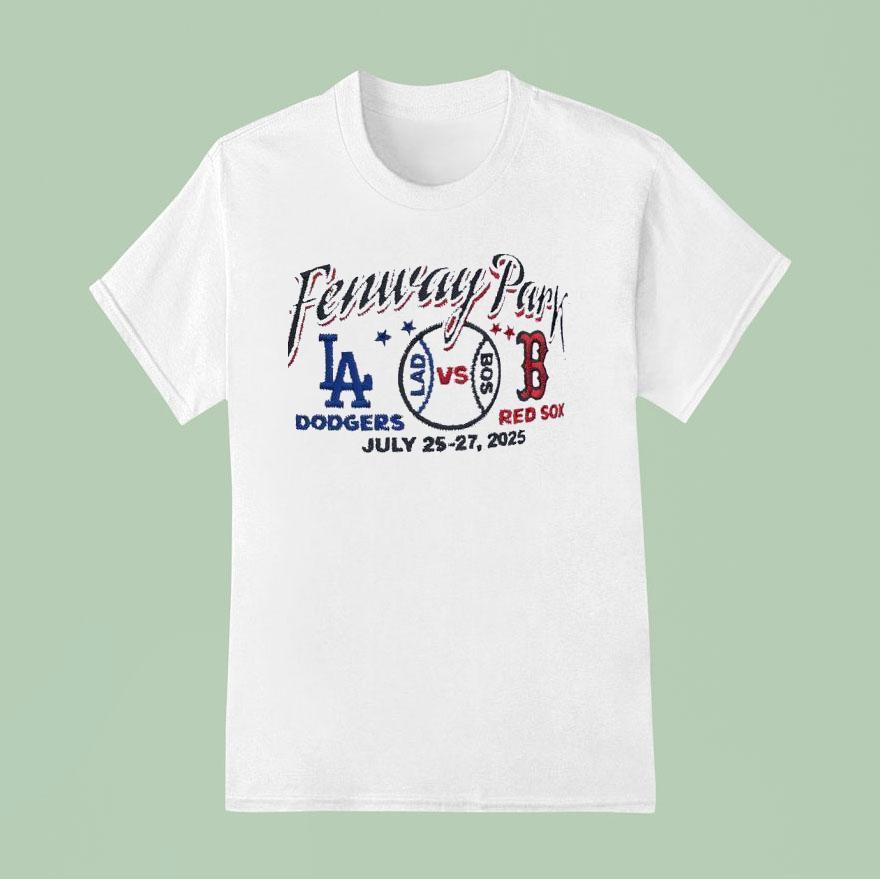 Fenway Park Los Angeles Dodgers Vs Boston Red Sox T Shirt