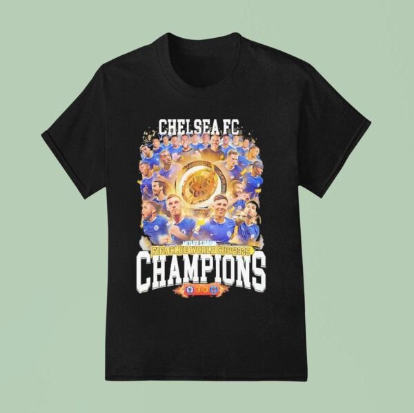 Fifa Club World Cup Champions Chelsea Fc T Shirt