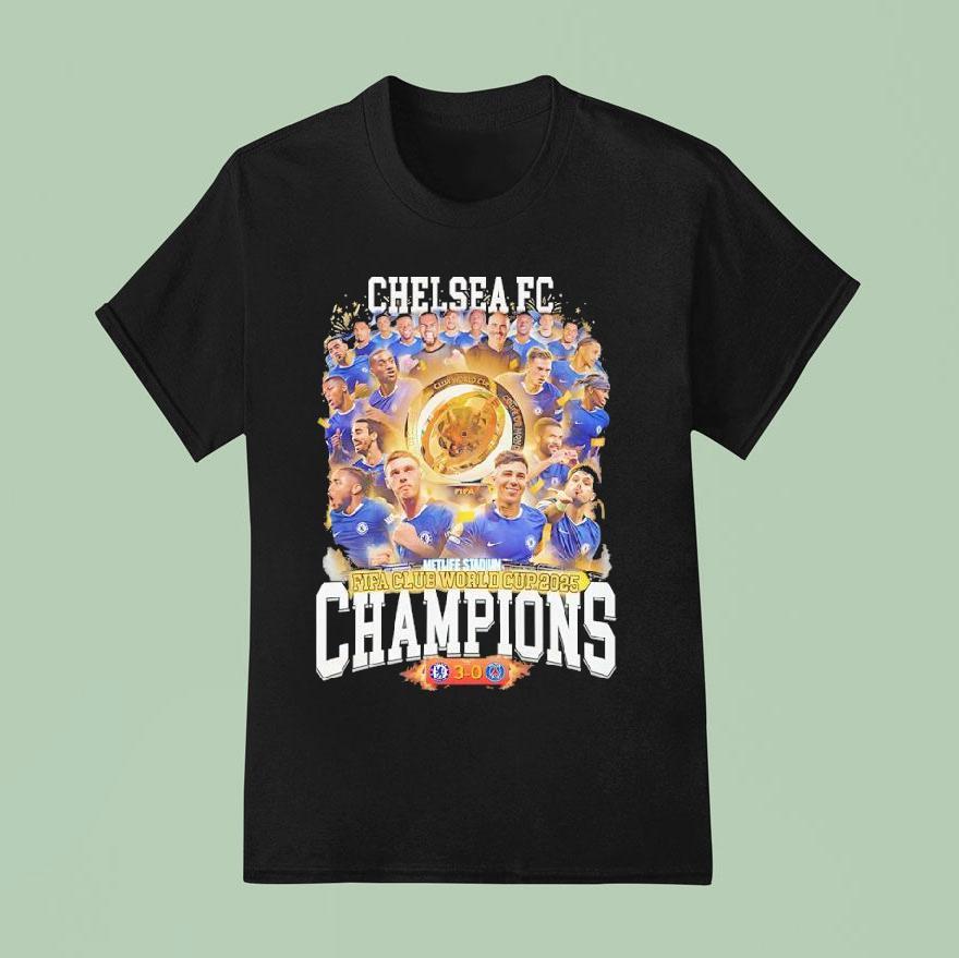 Fifa Club World Cup Champions Chelsea Fc T Shirt