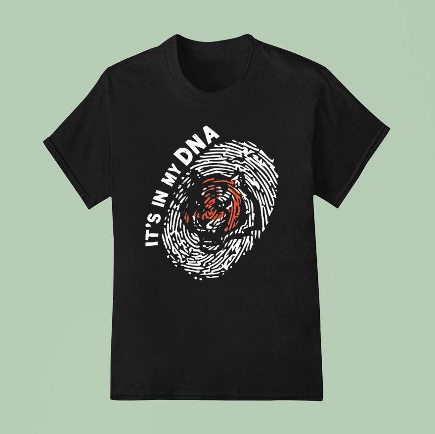 Fingerprint It S In My Dna Cincinnati Bengals T Shirt